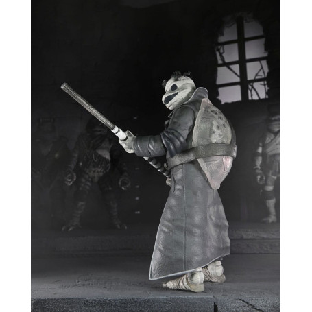NECA - Confezione 4 figurine Turtles Black & White - Universal Monsters x TMNT