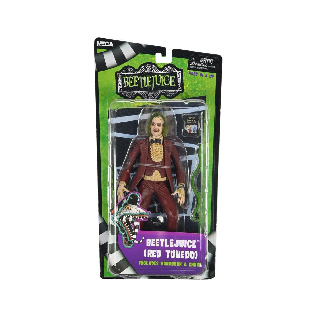 Neca BeetleJuice 1988 - Beetlejuice Smoking rosso