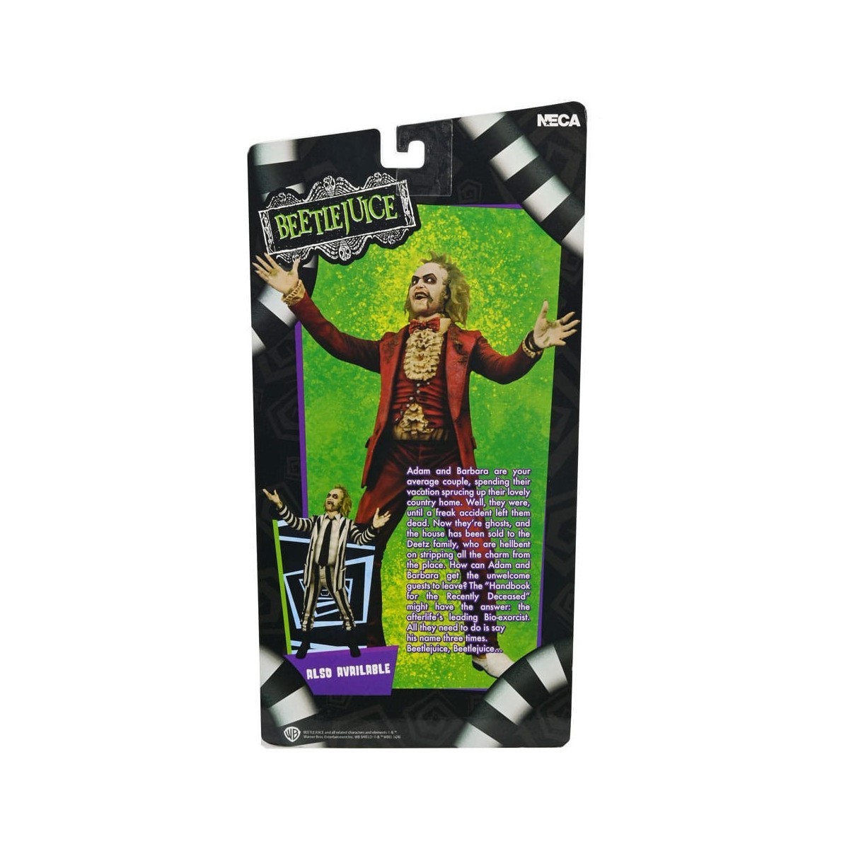 Neca BeetleJuice 1988 - Beetlejuice Smoking rosso