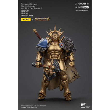 JoyToy - Stormcast Eternals The Blacktalons - Hendrick Il Lupo d'Argento 1/18 - Warhammer Age of Sigmar
