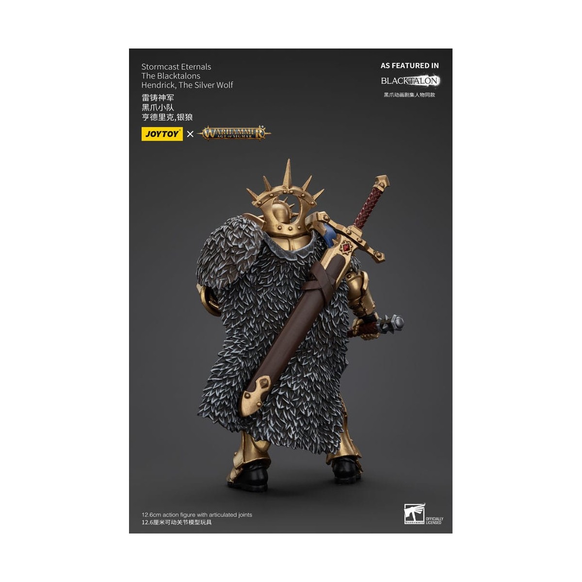 JoyToy - Stormcast Eternals The Blacktalons - Hendrick Il Lupo d'Argento 1/18 - Warhammer Age of Sigmar