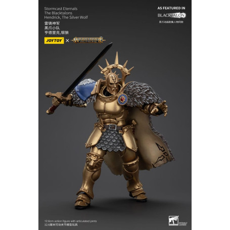 JoyToy - Stormcast Eternals The Blacktalons - Hendrick Il Lupo d'Argento 1/18 - Warhammer Age of Sigmar
