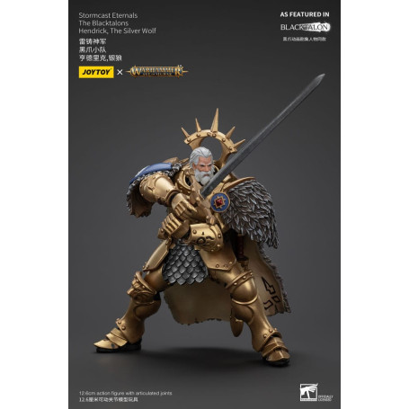 JoyToy - Stormcast Eternals The Blacktalons - Hendrick Il Lupo d'Argento 1/18 - Warhammer Age of Sigmar