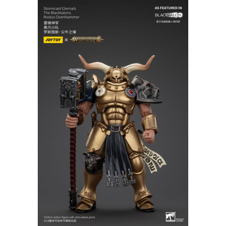 JoyToy - Stormcast Eternals The Blacktalons - Martello buoi Rostus 1/18 - Warhammer Age of Sigmar