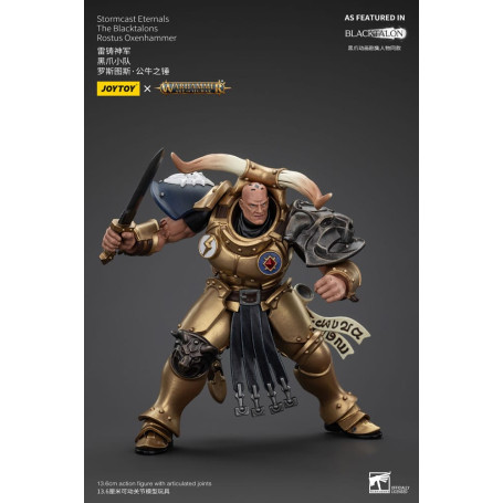 JoyToy - Stormcast Eternals The Blacktalons - Martello buoi Rostus 1/18 - Warhammer Age of Sigmar
