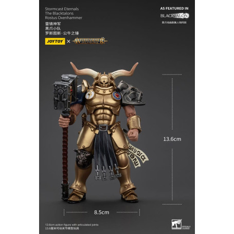 JoyToy - Stormcast Eternals The Blacktalons - Martello buoi Rostus 1/18 - Warhammer Age of Sigmar