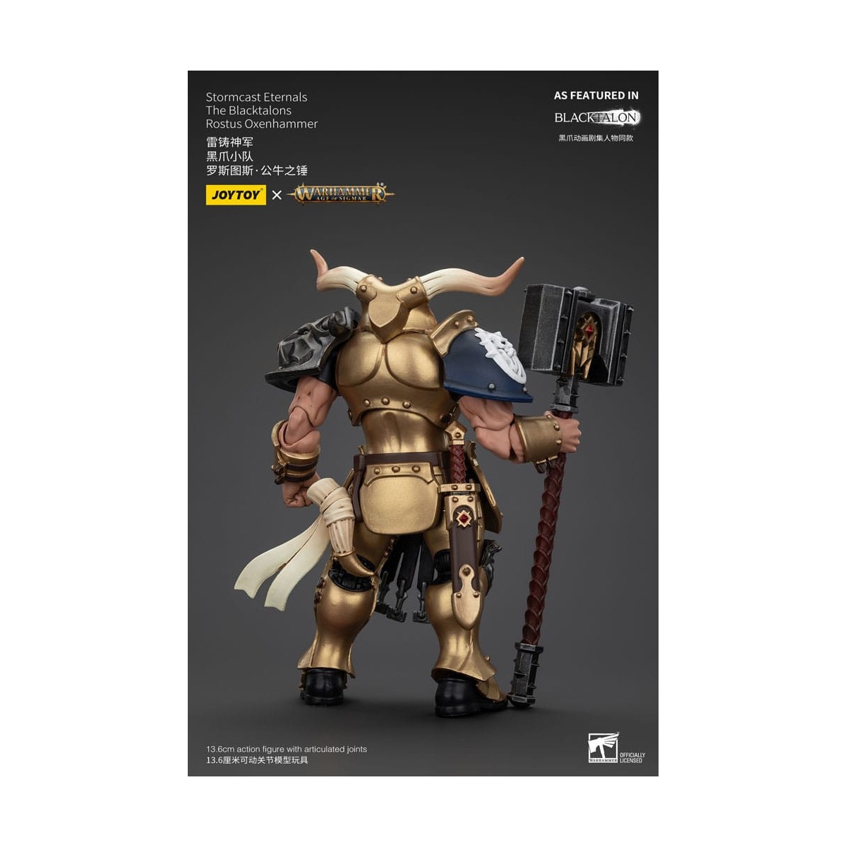 JoyToy - Stormcast Eternals The Blacktalons - Martello buoi Rostus 1/18 - Warhammer Age of Sigmar
