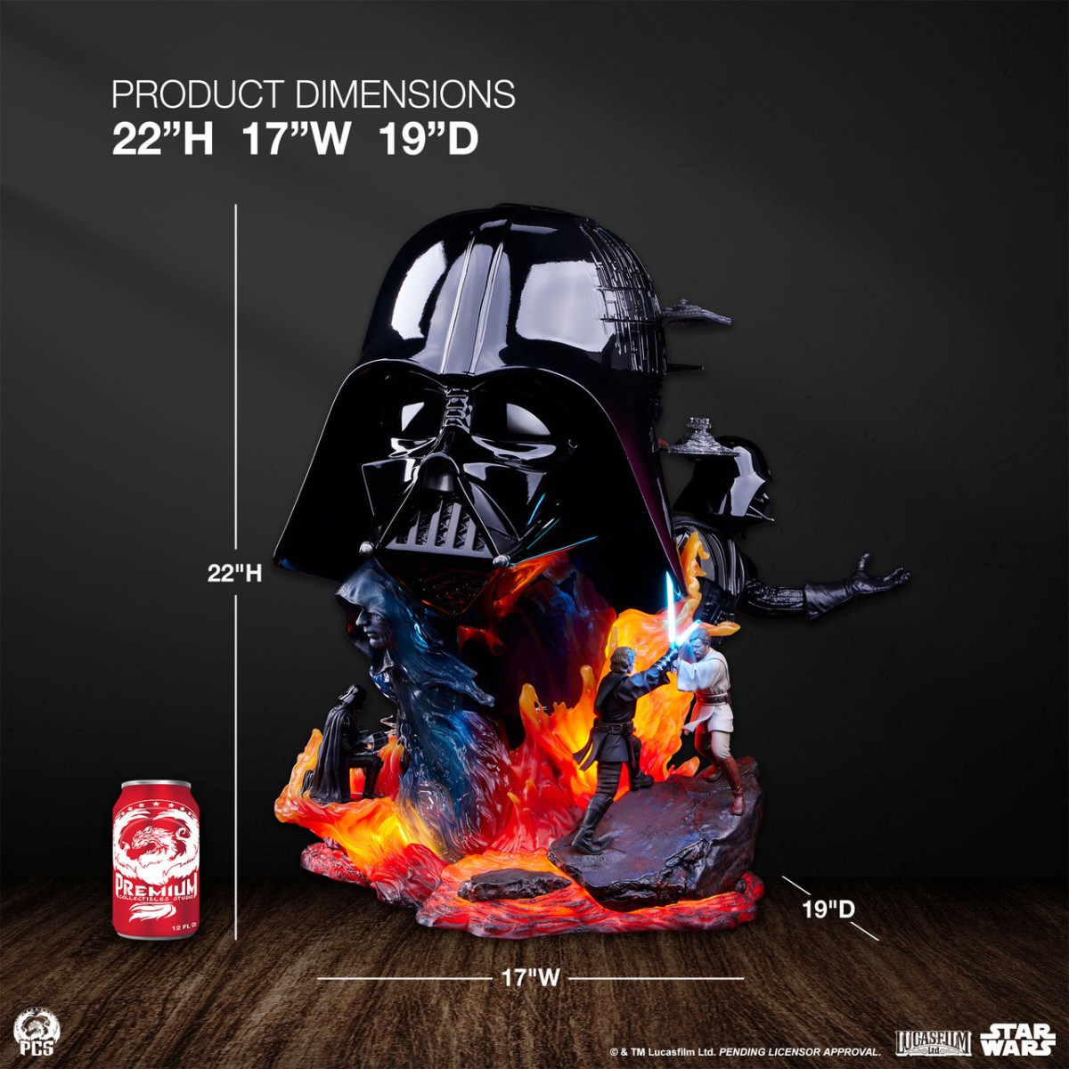 PCS Guerre Stellari - Busto di Darth Vader Fine Art