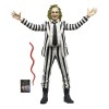 Neca BeetleJuice 1988 - Vestito a righe bianche e nere di Beetlejuice