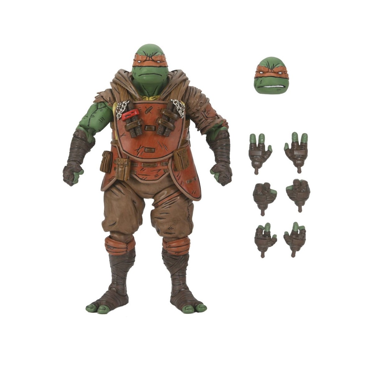 NECA - IDW Comics - Ultimate FLASHBACK MICHELAGELO L'ultimo Ronin - TMNT - Teenage Mutant Ninja Turtles
