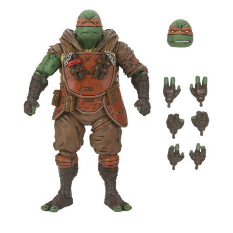 NECA - IDW Comics - Ultimate FLASHBACK MICHELAGELO L'ultimo Ronin - TMNT - Teenage Mutant Ninja Turtles