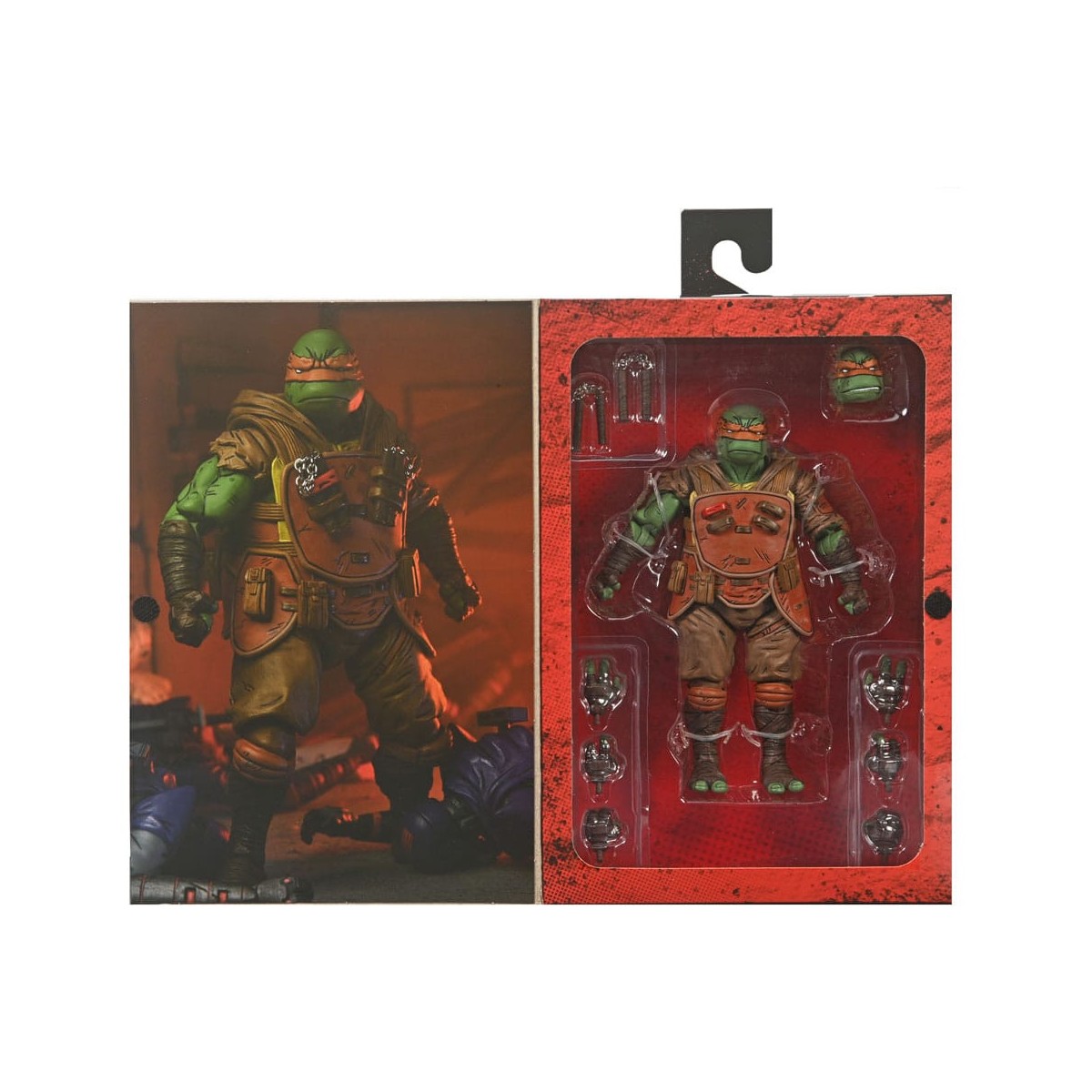 NECA - IDW Comics - Ultimate FLASHBACK MICHELAGELO L'ultimo Ronin - TMNT - Teenage Mutant Ninja Turtles