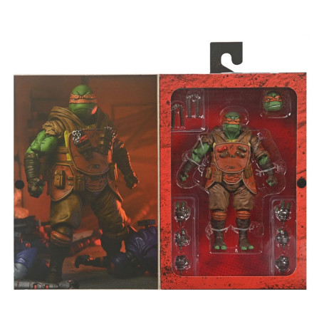 NECA - IDW Comics - Ultimate FLASHBACK MICHELAGELO L'ultimo Ronin - TMNT - Teenage Mutant Ninja Turtles