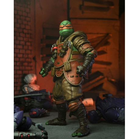 NECA - IDW Comics - Ultimate FLASHBACK MICHELAGELO L'ultimo Ronin - TMNT - Teenage Mutant Ninja Turtles