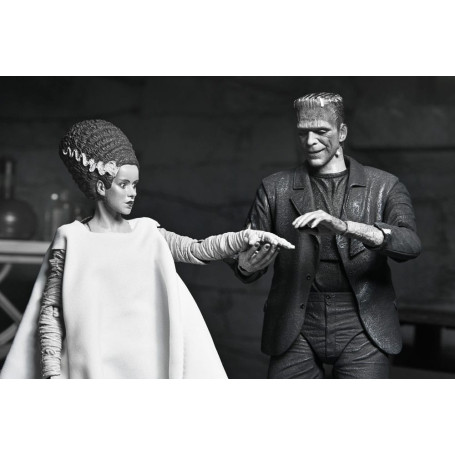 NECA - Mostro di Frankenstein definitivo (La sposa di Frankenstein) Versione in bianco e nero - Mostri universali