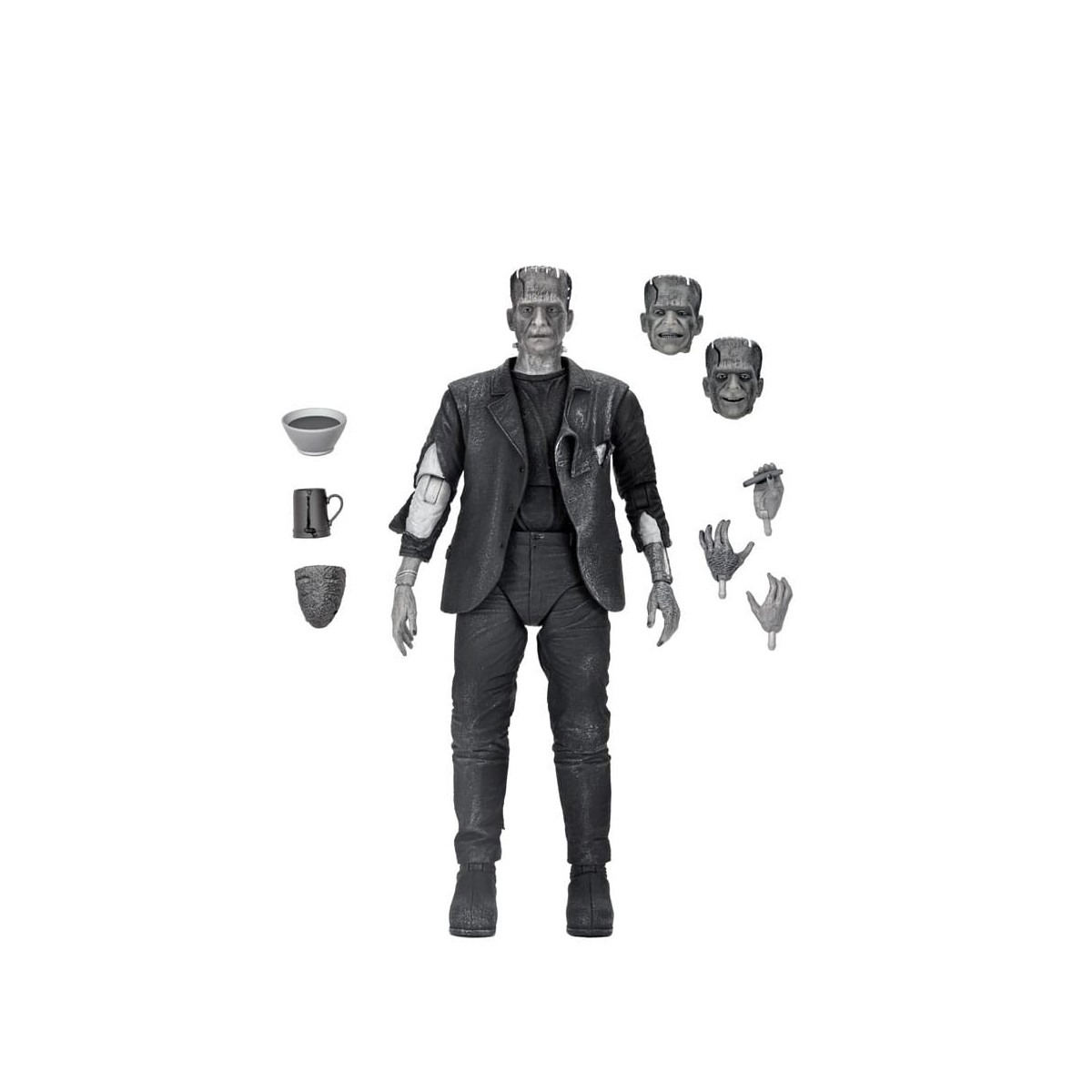 NECA - Mostro di Frankenstein definitivo (La sposa di Frankenstein) Versione in bianco e nero - Mostri universali