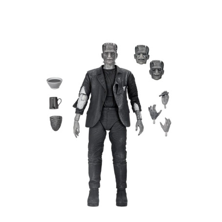 NECA - Mostro di Frankenstein definitivo (La sposa di Frankenstein) Versione in bianco e nero - Mostri universali