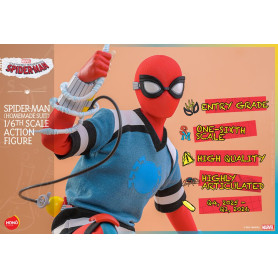 Hot Toys/Hono Studio - Marvel - Il tuo vero Uomo Ragno - Spider-Man (Tuta fatta in casa) 1/6