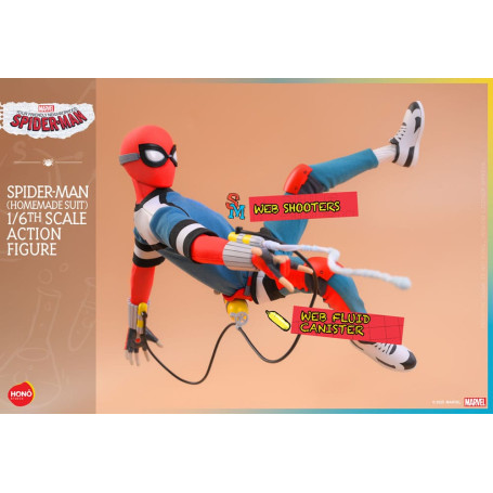 Hot Toys/Hono Studio - Marvel - Il tuo vero Uomo Ragno - Spider-Man (Tuta fatta in casa) 1/6