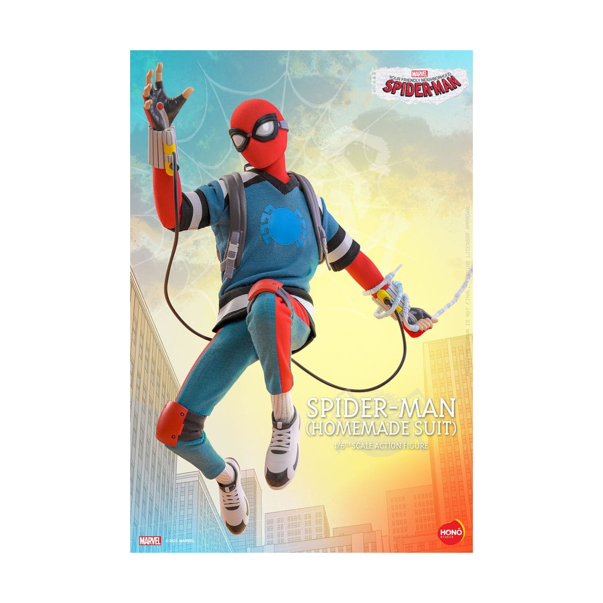 Hot Toys/Hono Studio - Marvel - Il tuo vero Uomo Ragno - Spider-Man (Tuta fatta in casa) 1/6