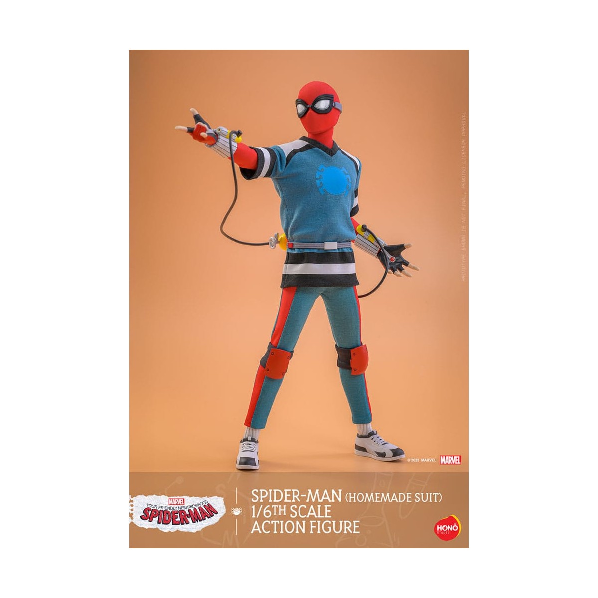 Hot Toys/Hono Studio - Marvel - Il tuo vero Uomo Ragno - Spider-Man (Tuta fatta in casa) 1/6