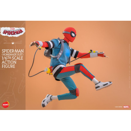 Hot Toys/Hono Studio - Marvel - Il tuo vero Uomo Ragno - Spider-Man (Tuta fatta in casa) 1/6