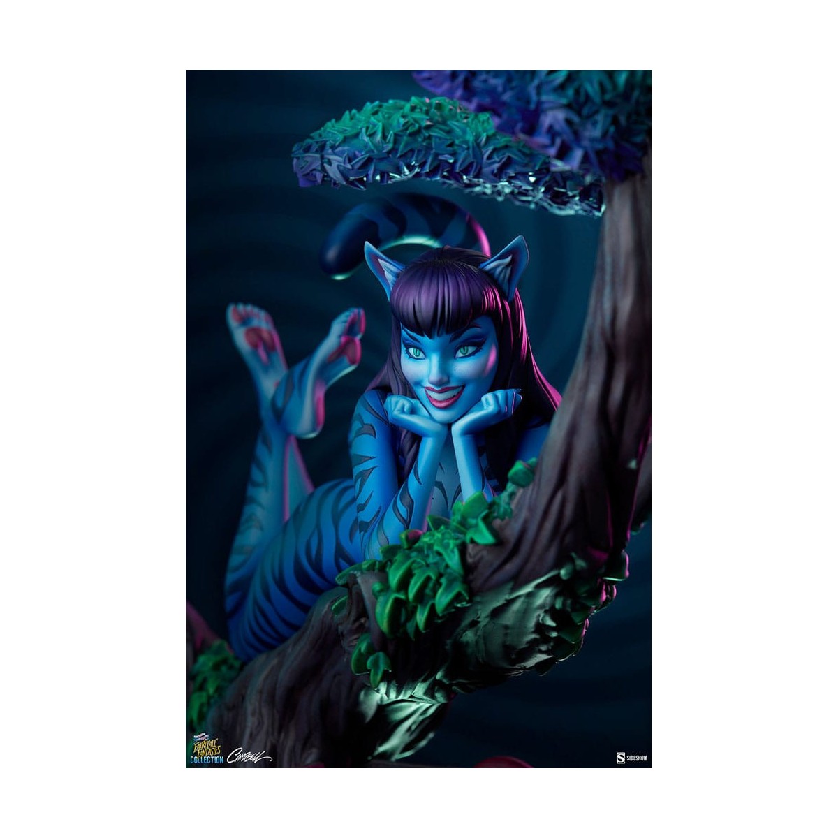Sideshow - Lady Stregatto - Alice Au Pays Des Merveilles - Collezione Fantasie da Favola Campbell
