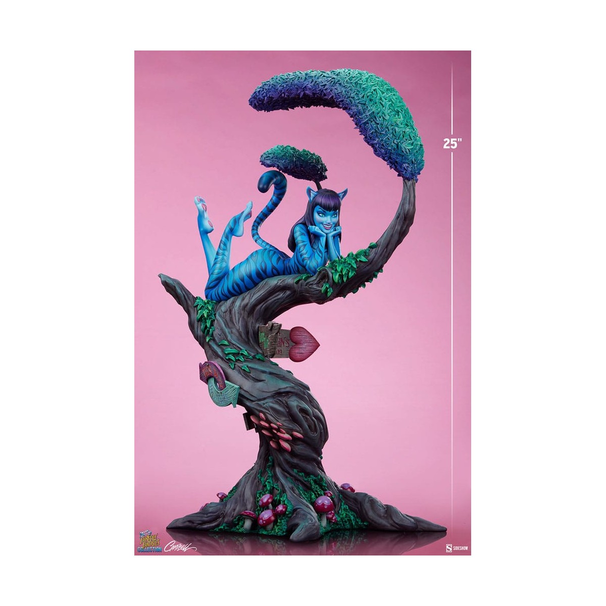 Sideshow - Lady Stregatto - Alice Au Pays Des Merveilles - Collezione Fantasie da Favola Campbell
