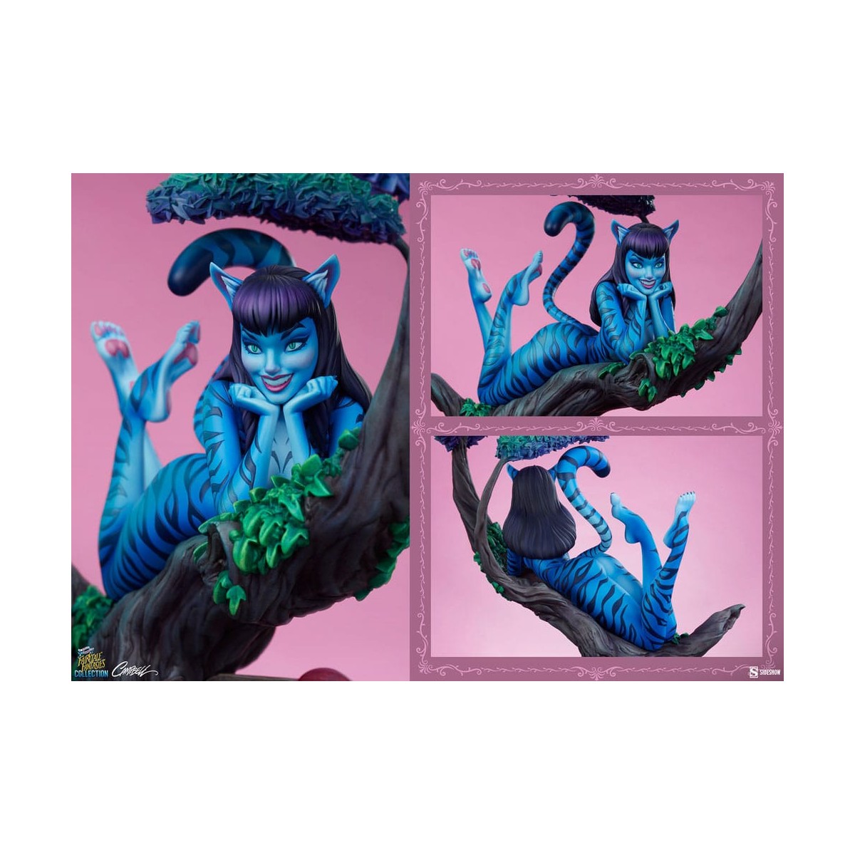 Sideshow - Lady Stregatto - Alice Au Pays Des Merveilles - Collezione Fantasie da Favola Campbell