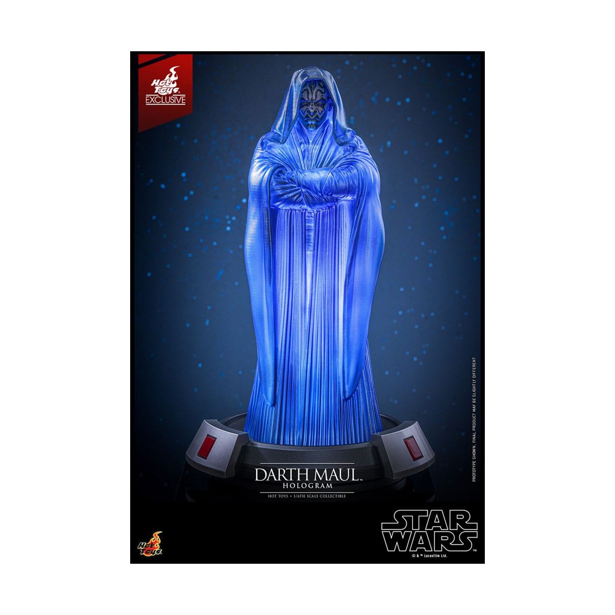 Hot Toys Star Wars - Ologramma di Darth Maul in esclusiva - Episodio I