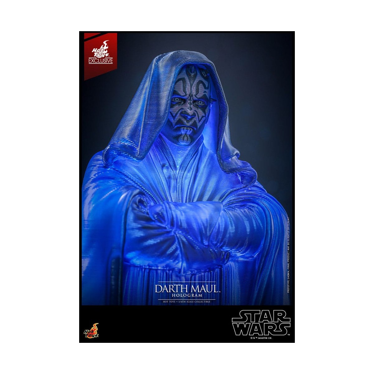 Hot Toys Star Wars - Ologramma di Darth Maul in esclusiva - Episodio I