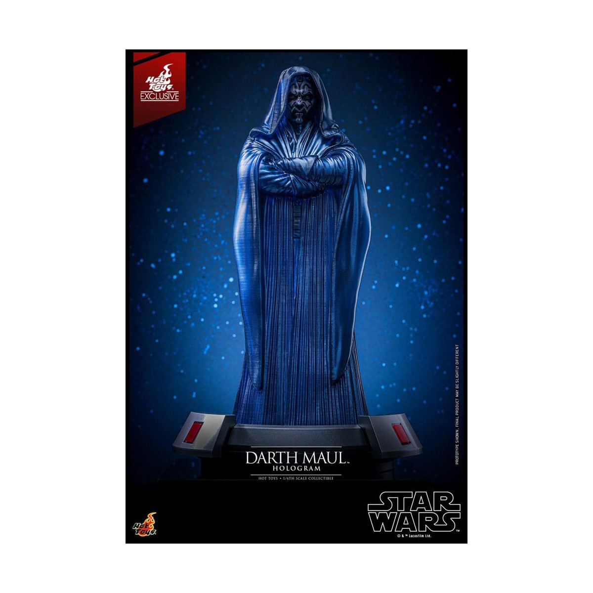 Hot Toys Star Wars - Ologramma di Darth Maul in esclusiva - Episodio I