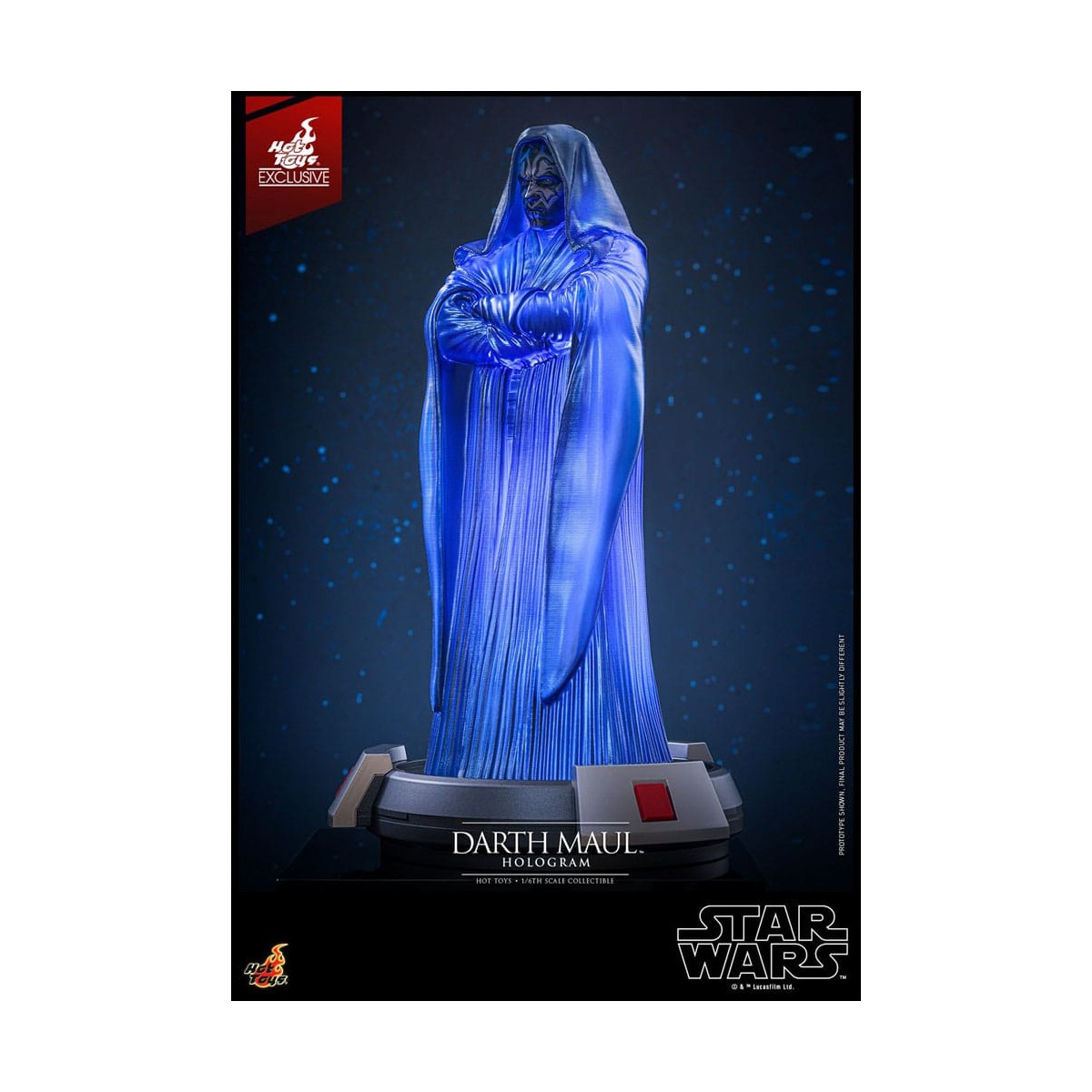Hot Toys Star Wars - Ologramma di Darth Maul in esclusiva - Episodio I