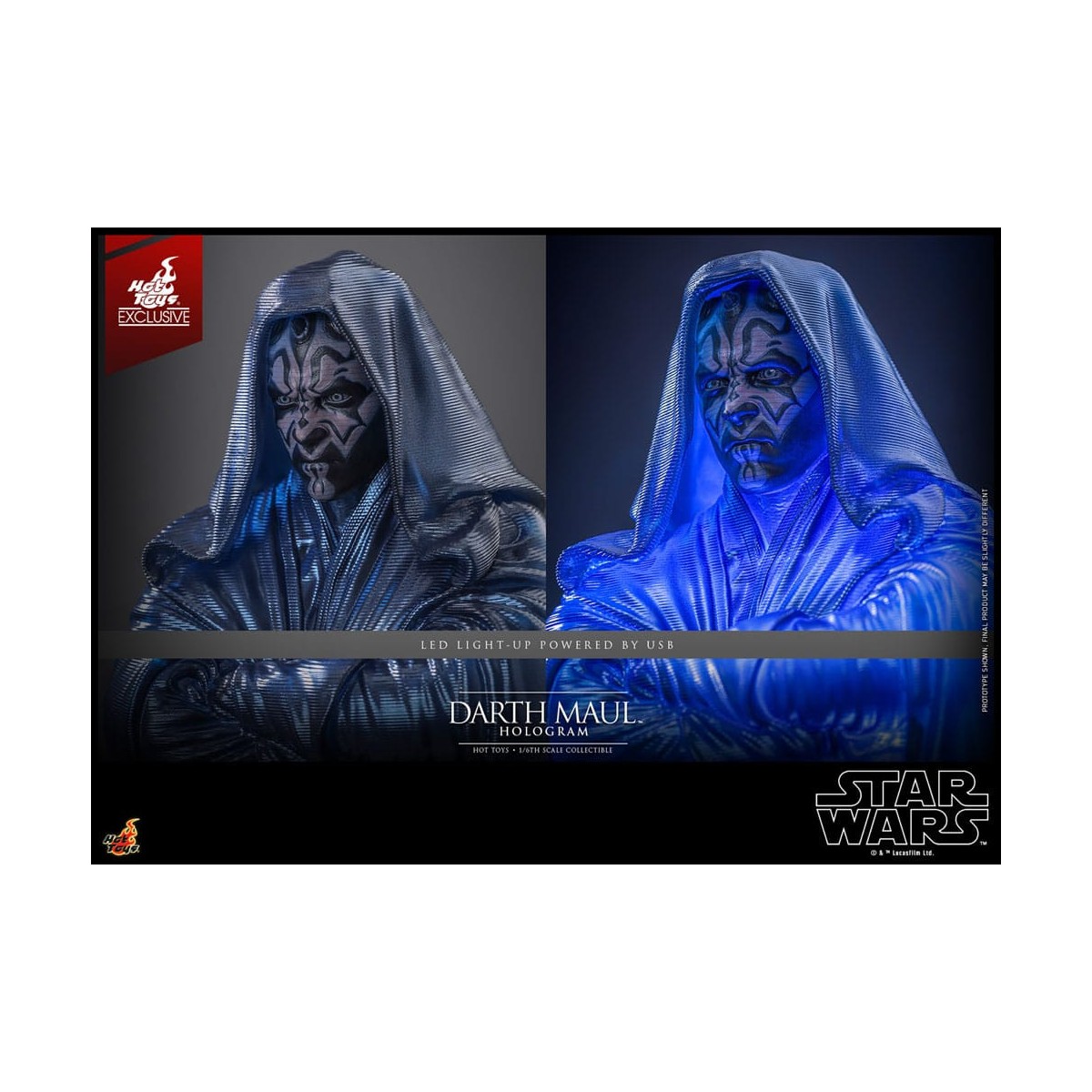 Hot Toys Star Wars - Ologramma di Darth Maul in esclusiva - Episodio I