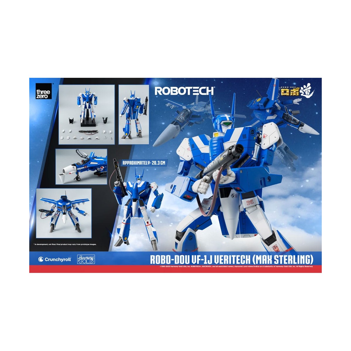 Tre Zero - ROBOTECH - VF-1J Veritech (Max Sterling) Robo-Dou - Macross