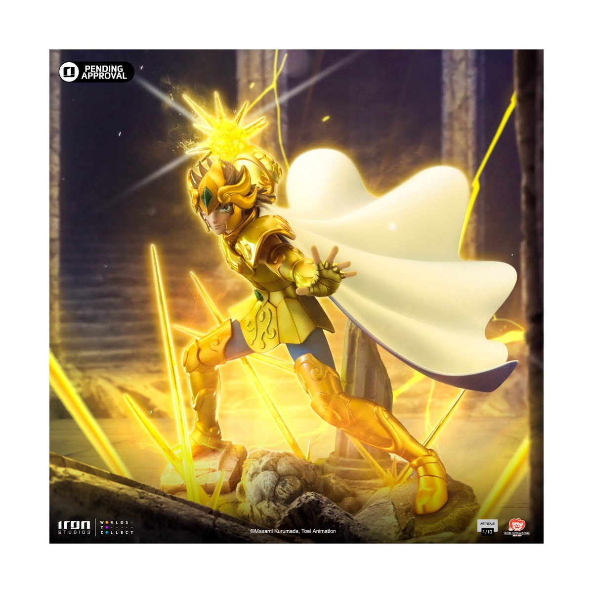 Iron Studios - Saint Seiya - Leo Aiolia BDS Art Scala 1/10 - I Cavalieri dello Zodiaco Aior del Leone