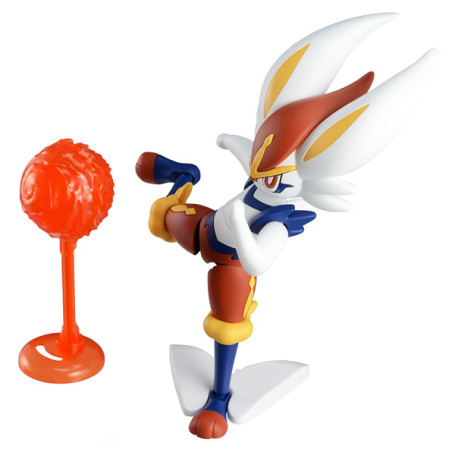 Bandai - Pokepla 50 - PYROBUT Model Kit Pokemon - Cenerentola - Aceburn - Serie Pokemon Select