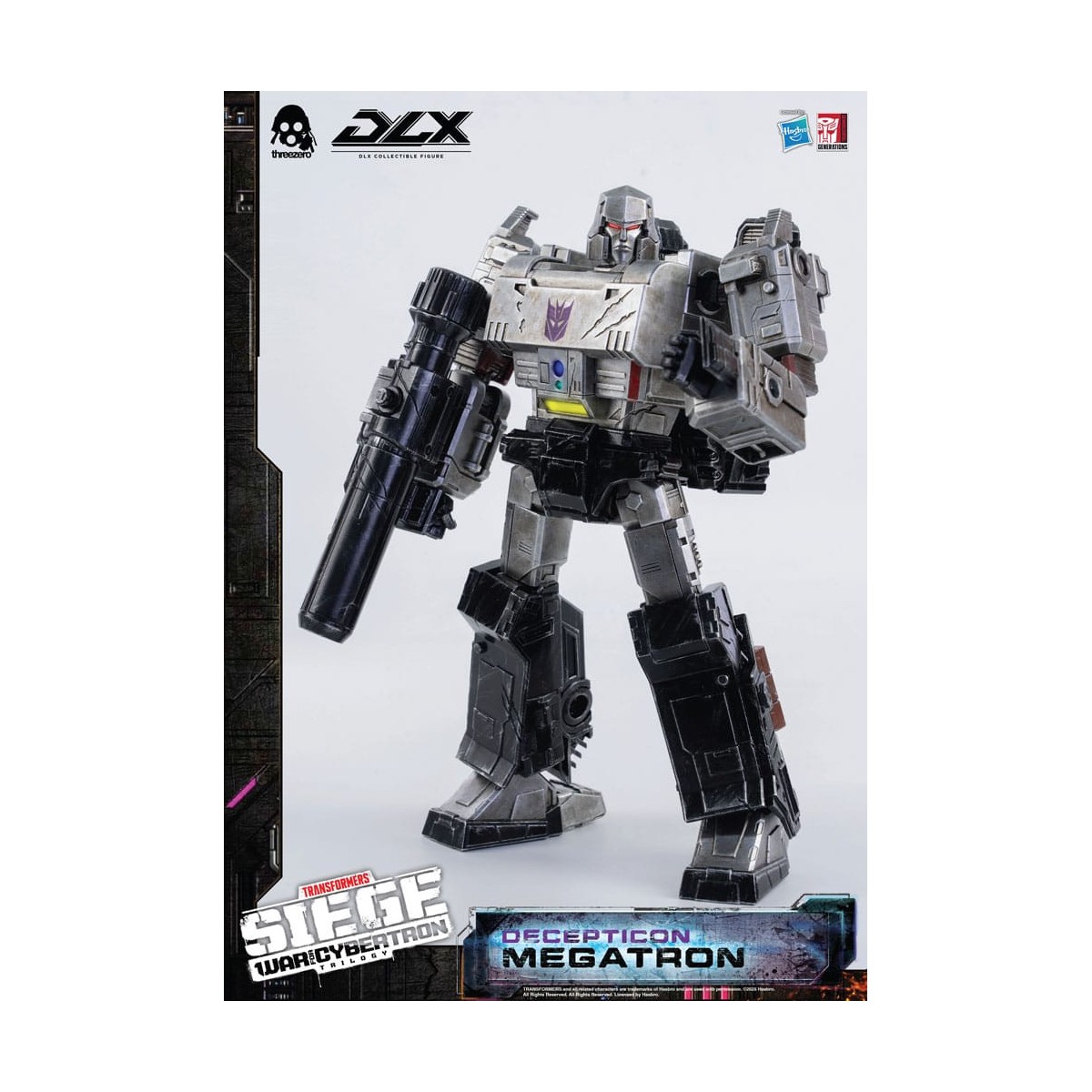 Three0 Transformers - DLX MEGATRON - Trilogia della guerra per Cybertron