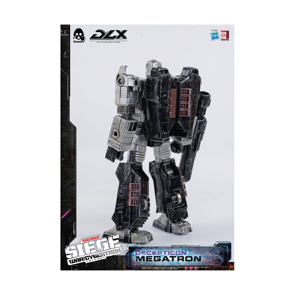 Three0 Transformers - DLX MEGATRON - Trilogia della guerra per Cybertron