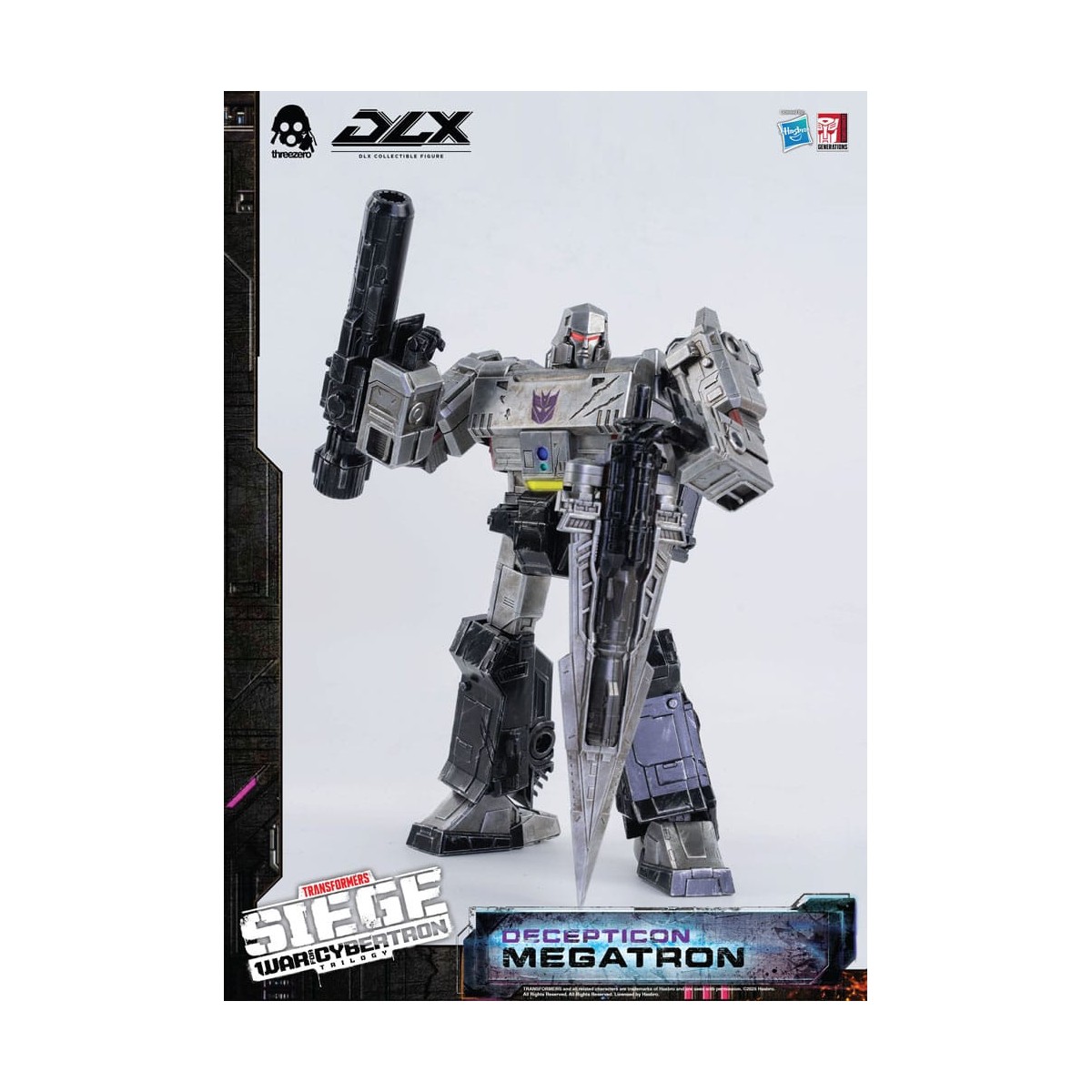 Three0 Transformers - DLX MEGATRON - Trilogia della guerra per Cybertron