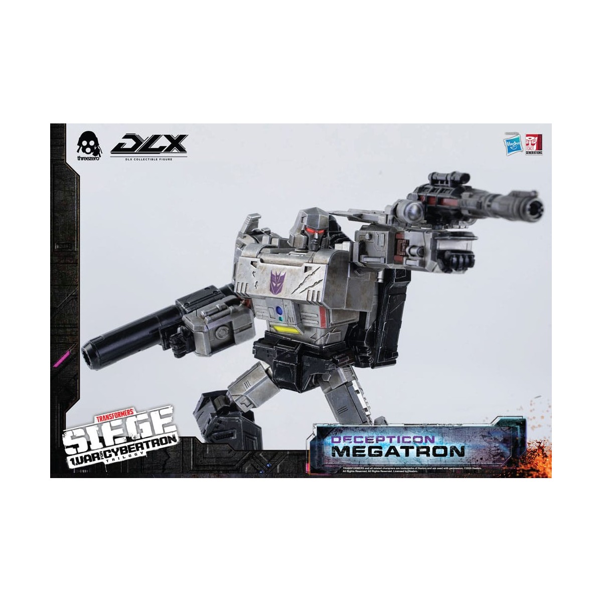 Three0 Transformers - DLX MEGATRON - Trilogia della guerra per Cybertron