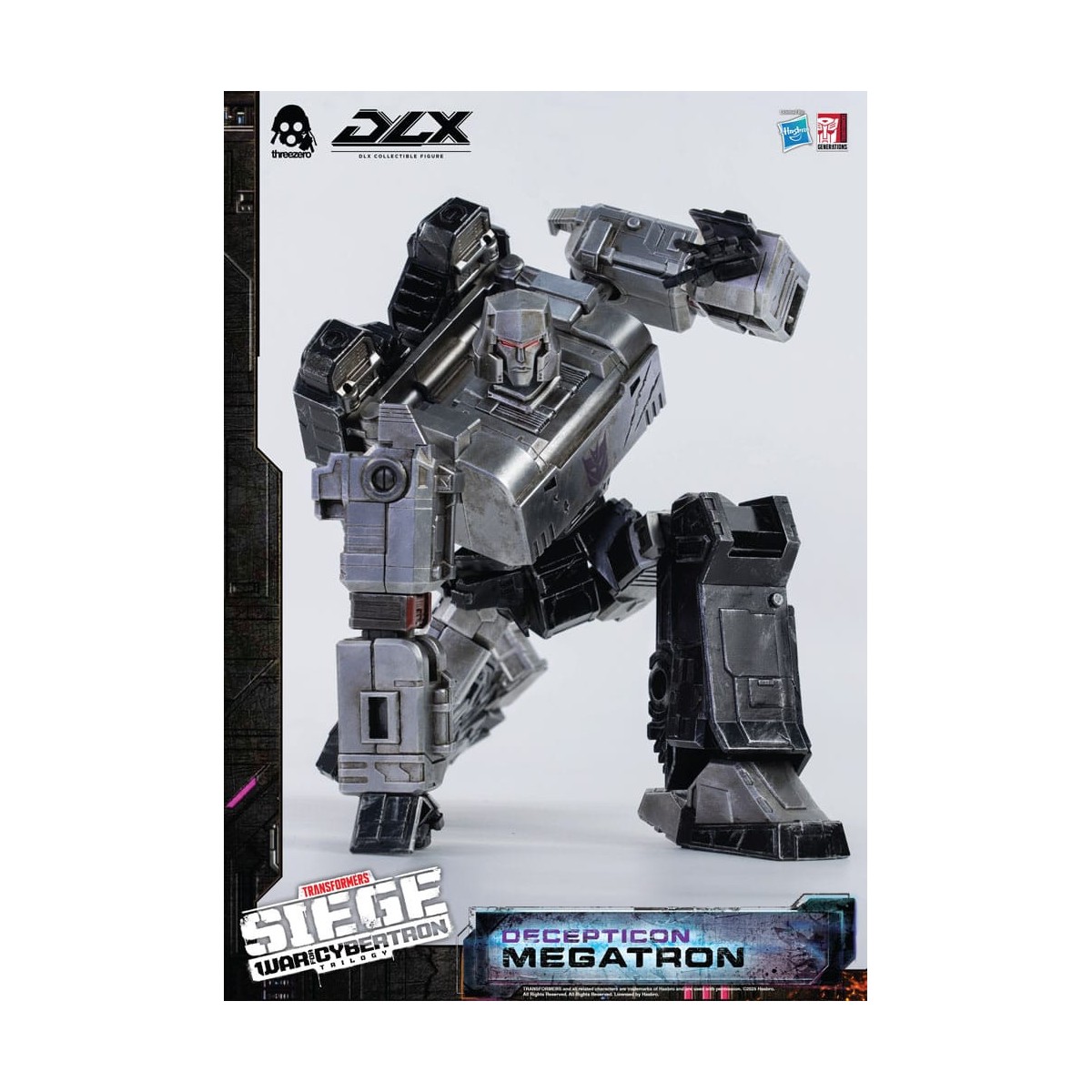 Three0 Transformers - DLX MEGATRON - Trilogia della guerra per Cybertron