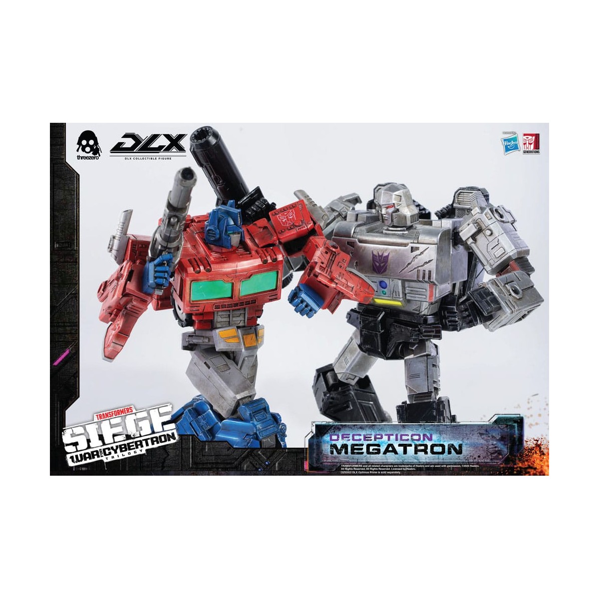 Three0 Transformers - DLX MEGATRON - Trilogia della guerra per Cybertron