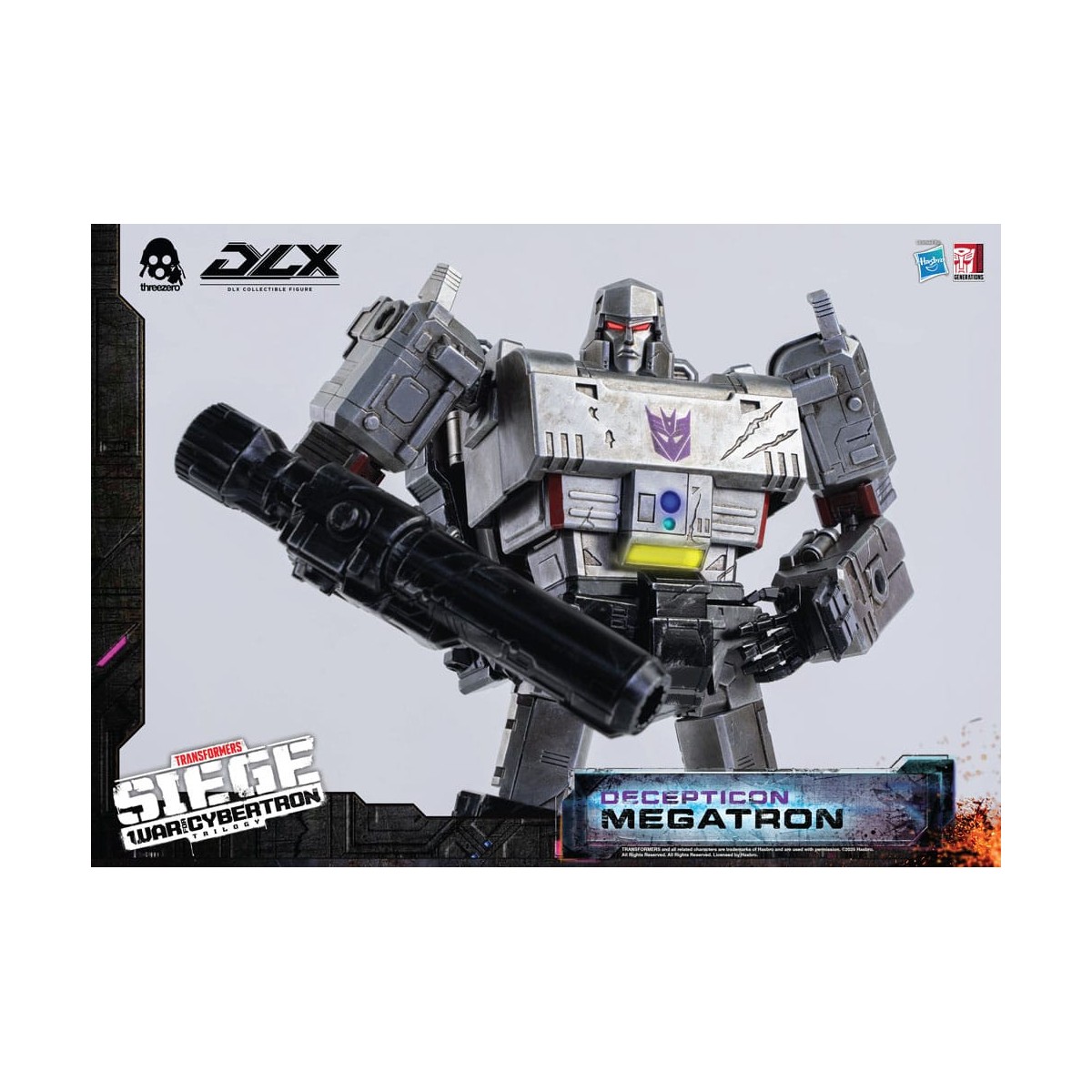 Three0 Transformers - DLX MEGATRON - Trilogia della guerra per Cybertron
