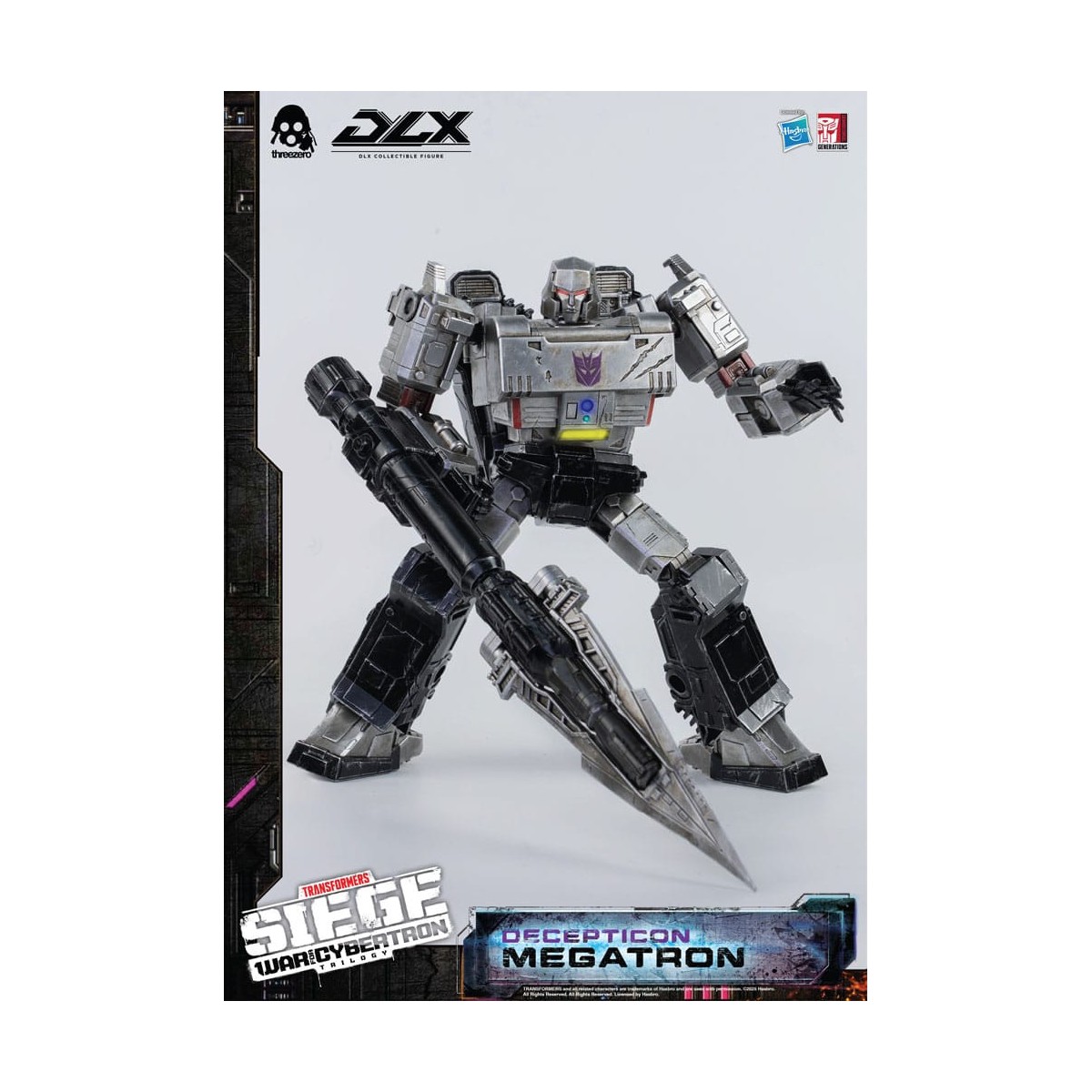 Three0 Transformers - DLX MEGATRON - Trilogia della guerra per Cybertron
