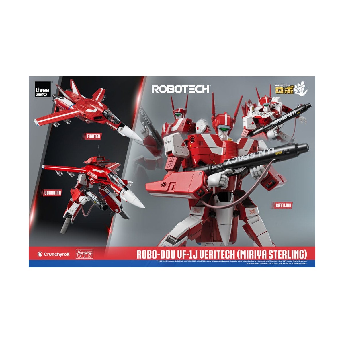 Tre Zero - ROBOTECH - VF-1J Veritech (Miriya Sterling) Robo-Dou - Macross