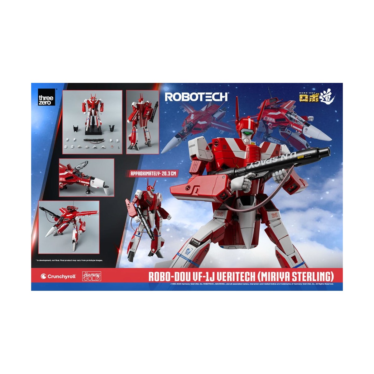Tre Zero - ROBOTECH - VF-1J Veritech (Miriya Sterling) Robo-Dou - Macross