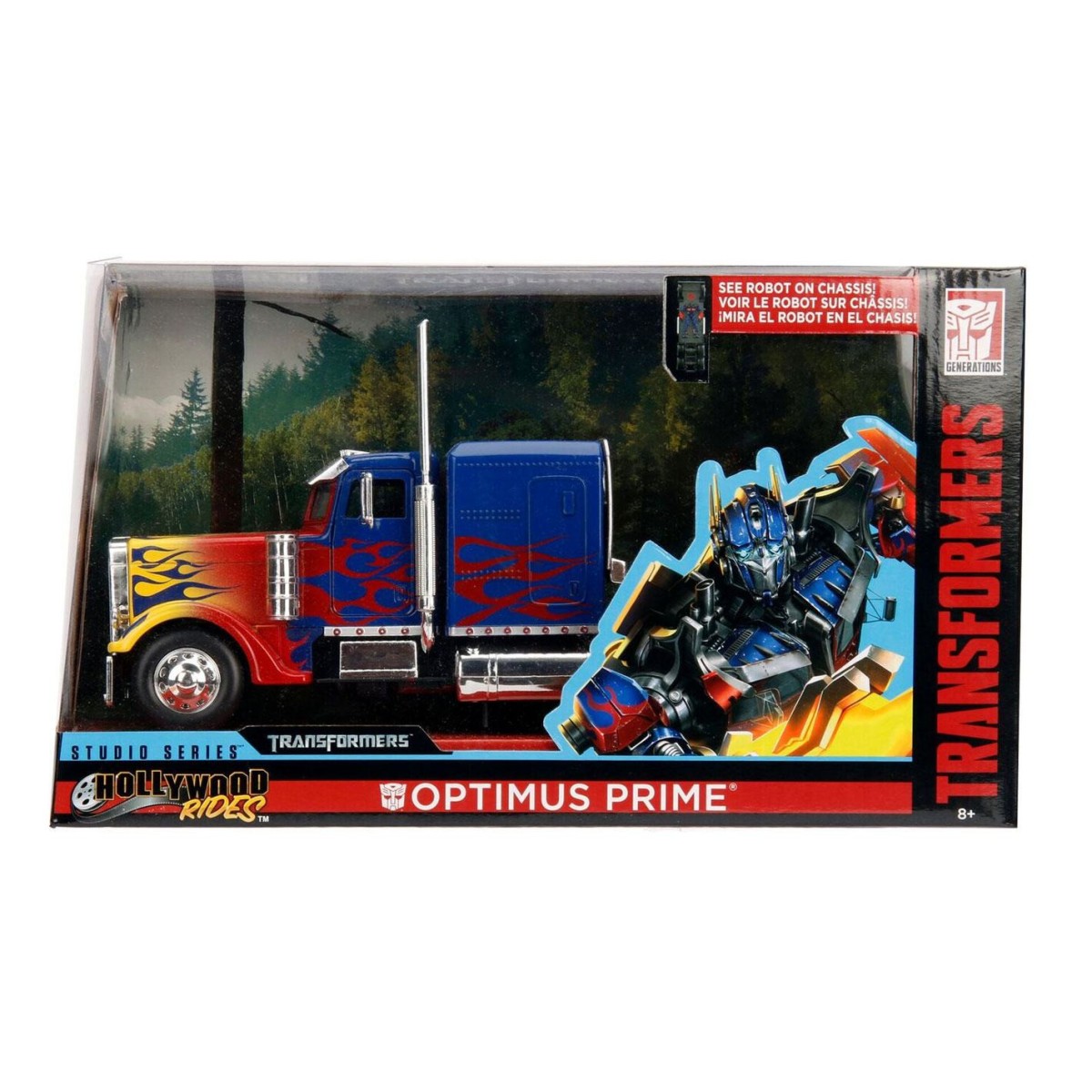 Jada Toys - Hollywood Rides - Optimus Prime 1/24 Transformers - Metalli Diecast 