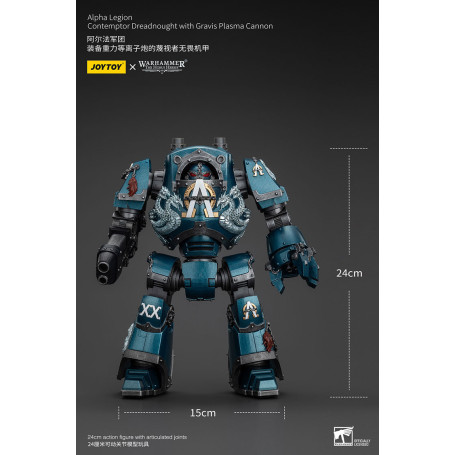 Joytoy - Warhammer - Legione Alfa - Dreadnought Contemptor con cannone al plasma Gravis - L'eresia di Horus