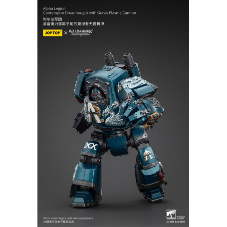 Joytoy - Warhammer - Legione Alfa - Dreadnought Contemptor con cannone al plasma Gravis - L'eresia di Horus